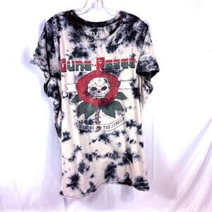 Guns N Roses Womens 3XL Welcome to the Jungle T-Shirt GNR